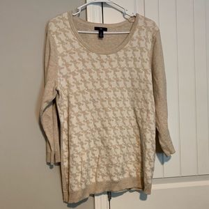 Women’s Gap Houndstooth Sweater Size L